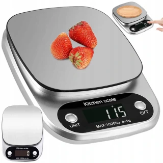 Elektronická kuchynská váha 3kg strieborná