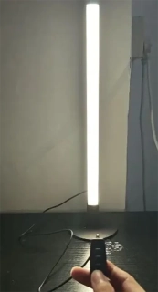 LED stojaca lampa s diaľkovým ovládaním 50 cm čierna
