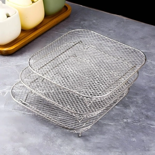 Štvorcový rošt do teplovzdušnej fritézy – 3 úrovne