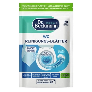 Dr. Beckmann WC čistiace listy Magic Leaves Ocean Breeze 20 ks