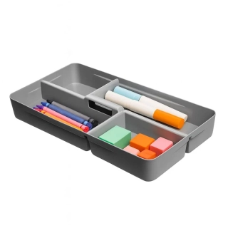 Organizér do zásuvky sivý 35,5 x 16,5 x 3,7cm