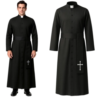 Kostým kňaza na Halloween XL/XXL