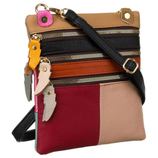 Dámska crossbody kožená kabelka Cavaldi 1718-SKL