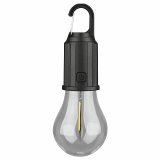 Kempingová LED lampička - žiarovka s káblom a USB-C nabíjaním