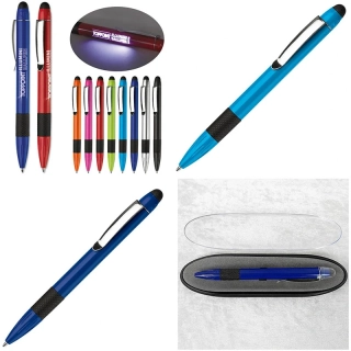 Svietiace dotykové pero stylus s gravírovaním LT87778
