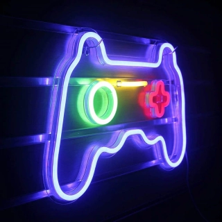 LED neónová lampa v tvare gamepadu 5 W