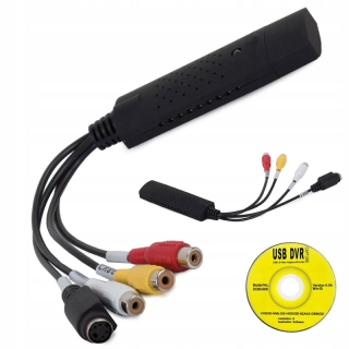 USB video prevodník na prenos videa z VHS do PC