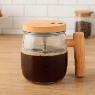 Elektrický samomiešací pohár na kávu, čaj a nápoje 400 ml