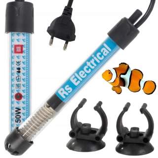 Ohrievač do akvária 50 W s reguláciou teploty a termostatom