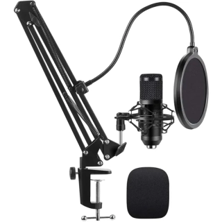 Profesionálny štúdiový mikrofón BM800 s držiakom 3m