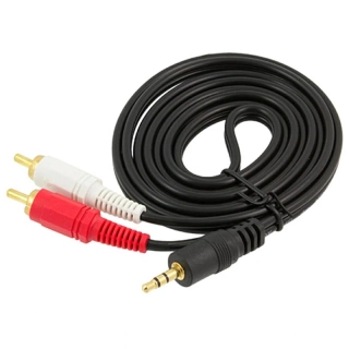 Audio kábel jack 3,5mm 2xRCA 1,5m