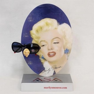 Polarizačné okuliare Marilyn Monroe – sivá popolavá, zelené šošovky