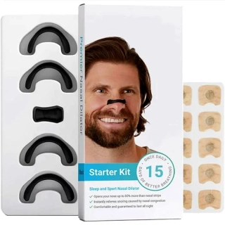 Magnetický nosový dilatátor Starter Kit – čierny