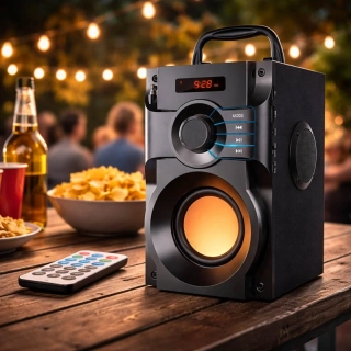 Bezdrôtový Bluetooth reproduktor A11 s rádiom a diaľkovým ovládaním