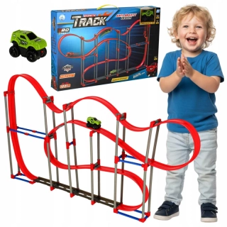 Magnetický antigravitačný autodráhový set XL 123 cm – 120 dielov