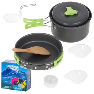 Turistický kempingový set riadu XL – hrniec a panvica