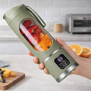 Prenosný mini smoothie blender 500 ml – zelený