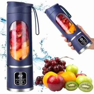 Prenosný mini smoothie blender 500 ml – fialový