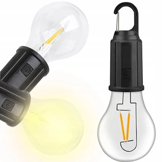 Turistická LED lampa do stanu s háčikom
