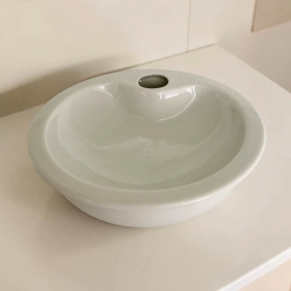 Porcelánová miniatúra umývadla Reutter Porzellan 19 cm