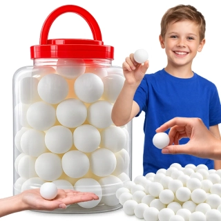 Loptičky na stolný tenis 60 ks biele