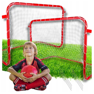Futbalové bránky pre deti sada 2 ks 78 × 56 × 45 cm