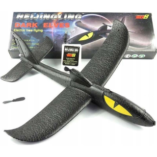 Hádzacie lietadlo z peny s motorčekom Dark Elves