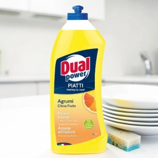Koncentrovaný prostriedok na umývanie riadu Dual Power Citrus Argumi