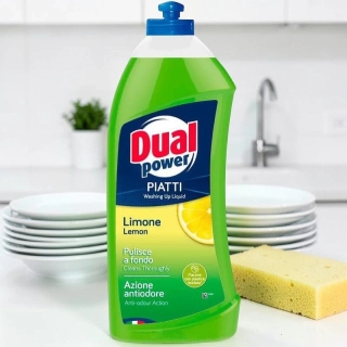 Koncentrovaný prostriedok na umývanie riadu Dual Power Limone Verde