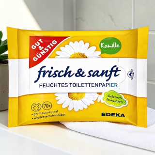 Vlhčený toaletný papier G&G s aloe vera a harmančekom 70 ks
