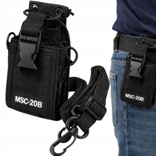 Puzdro na vysielačku s uchytením na opasok a rameno MSC-20B