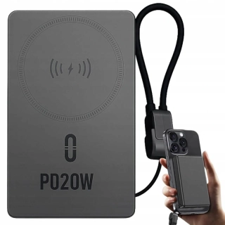 Powerbanka 10000 mAh s rýchlym nabíjaním 20 W sivá