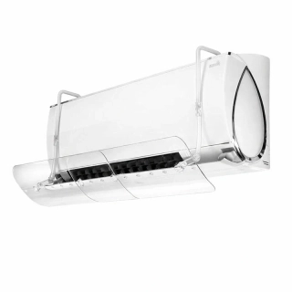 Deflektor na klimatizáciu 62-102 cm transparentný