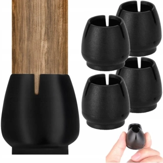 Silikónové návleky na nohy stoličiek 2 cm / 2,5 cm – 4 ks