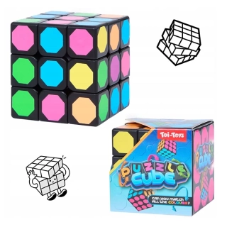 Farebná puzzle rubikova kocka 3×3