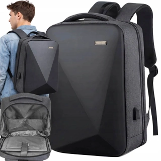 Batoh na notebook s ochranou proti krádeži 15 L sivý