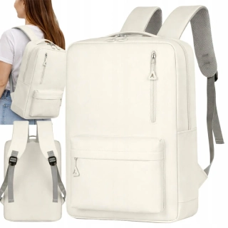 Mestský batoh na notebook 18 L biely