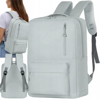 Mestský batoh na notebook 18 L sivý