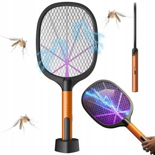 Elektrická plácačka na muchy a komáre s UV lampou
