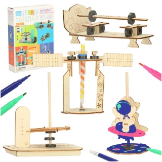 Edukačná sada experimentov s magnetmi 4v1