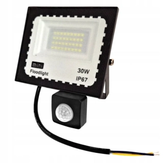 LED reflektor 30 W so senzorom pohybu