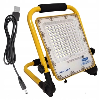LED pracovný reflektor 100 W s akumulátorom
