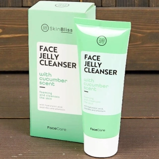 Čistiaci gél na tvár Skin Bliss s vôňou uhorky