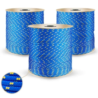 Pletené polypropylénové lano 5 mm 50 m