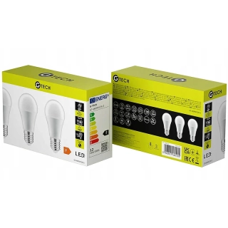 LED žiarovka G-Tech A60 E27 12 W – balenie 3 ks
