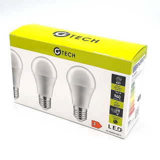 LED žiarovka G-Tech A60 E27 10 W – balenie 3 ks