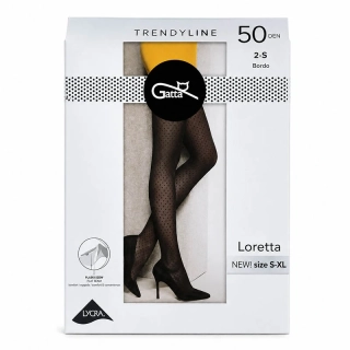 Gatta Loretta 125 – dámske vzorované pančuchy