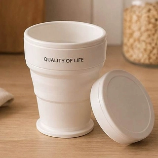 Skladací silikónový pohár 200 ml