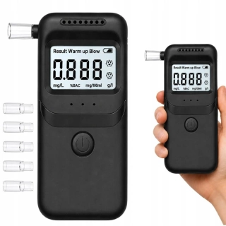 Elektronický digitálny alkohol tester s LCD