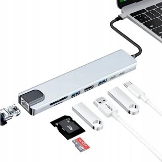 USB-C Hub 8v1